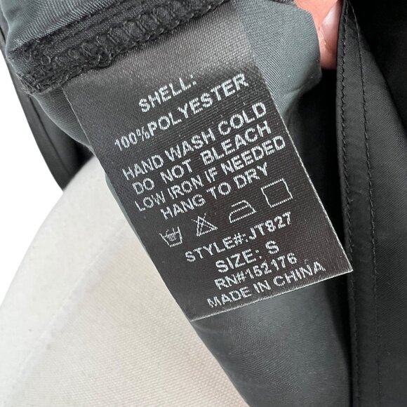 Reset Silky Black Ruffled Collar Sleeveless Eleanor Blouse Size Small NWT - Picture 9 of 10